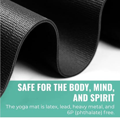 12 or 16-Pack Value Yoga Mat, 68" x 24" Non Slip Exercise Mat, 3mm Thick Gym Mat, Bulk Non Toxic Yoga Mats for Schools and Studios