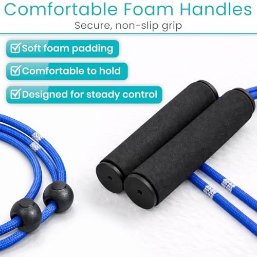Vive Shoulder Pulley for Physical Therapy - Rotator Cuff Pain Pulley System - Over Door Rehab Exerciser - with Durable Metal Pulley & Comfortable Padded Handles - size: Metal Door Anchor