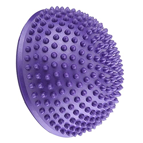 VGEBY Foot Massage Ball, Half Ball Balance Pods for Deep Tissue Muscle Therapy (Purple)