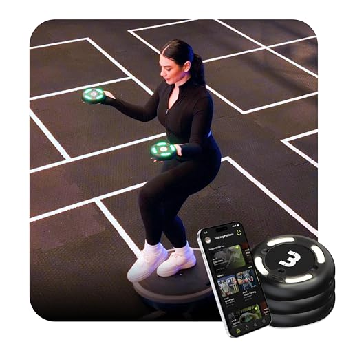 Reaction Training Platform - Improves Reaction Time, Speed, Agility & Coordination for Athletes, Trainers, Physical Therapists - AI Powered Smart Training - size: 3 Pads - Pro ( Basic Kit )