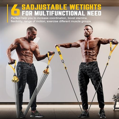 KUZARO Heavy Resistance Bands for Working Out, 300lbs/360lbs Heavy Exercise Bands with Handles, Resistance Bands for Men, Weight Bands Set for Muscle Training, Strength, Yoga, Home Workout Equipment - style: 360lbs