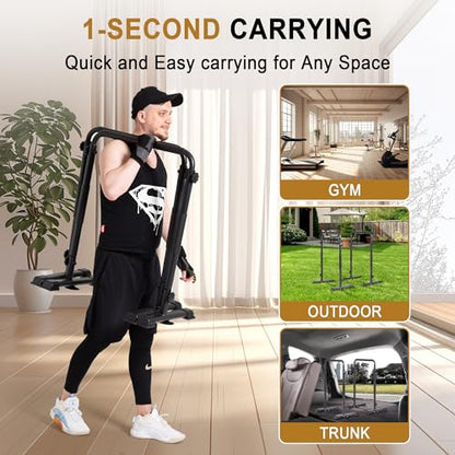 BARWING Dip Bars Dip Station with Adjustable Ultra-Stable Settings And Non-Slip Feet Dip Stand for Home Stabilizer Parallette Push Up Stand 2025 New Version