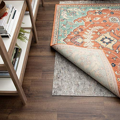 Mohawk Home Non Slip Rug Pad 10' x 14'- 1/4" Thick Felt + Latex Rubber Gripper - Dual Surface Cushion for Hardwood, Carpet, Tile Floors, Made in USA - size: 10' x 14' (Rectangular), style: 1/4 Inch Dual Surface Rug Pad