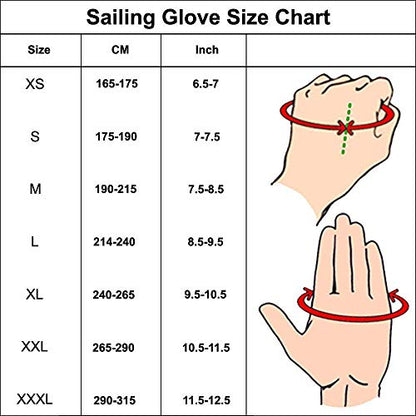 MRX BOXING & FITNESS Sailing Gloves with 3/4 Finger and Grip for Men and Women, Great for Kayaking, Workouts Sailing Glove