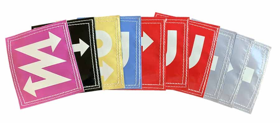 Tumbl Trak Sticky Manipulatives - Non-Slip Velcro Carpet Marker - for Gymnastics and Cheer Agility Training