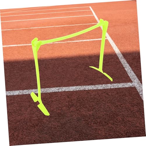 Mikikit Adjustable Height Speed Hurdles Foldable Agility Training Equipment for Soccer Football Enhance Speed Coordination Jumping Skills Portable Versatile for Athletes