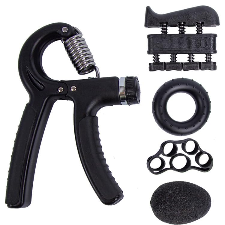 Adjustable Grip Trainer Set Hand Trainer Grip Ring Finger Trainer Combination Fitness Equipment