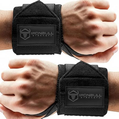 Wrist Wraps for Weightlifting (USPA & IPL Approved) - 18” Premium Quality Wrist Straps for Weightlifting - Weight Lifting Wrist Wraps with Thumb Loop - Best Gym Wrist Wraps for Lifting Weights, Curls & Dips - Lifting Wrist Wraps for Bench, Powerlifting &