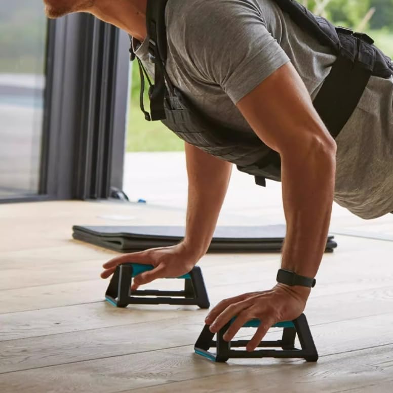 Push Up Bars Strength Training - Workout Stands With Ergonomic Push-up Bracket Board with Non-Slip Sturdy Structure Portable for Home Fitness Training, Push Up Stands Handle for Floor Workouts