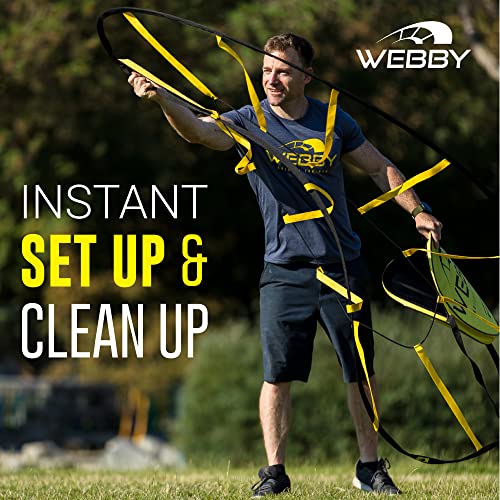 Webby Agility Trainer – Circle Speed and Agility Ladder for High Intensity Reactive Footwork Drills and Skills – A Circular Piece of Reaction Training Equipment That Changes The Way You Move - style: Original