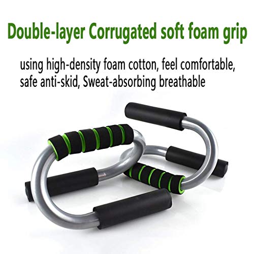 Push Up Bars - Strong Chrome Steel Pushup Stands with Comfortable Foam Grip and Non-Slip