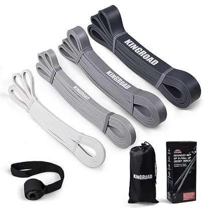 Resistance Band Pull Up Assistance Bands Sets Resistance Heavy Duty Exercise Stretch Fitness Bands for Stretching Power Lifting Workout Training with Instruction Guide