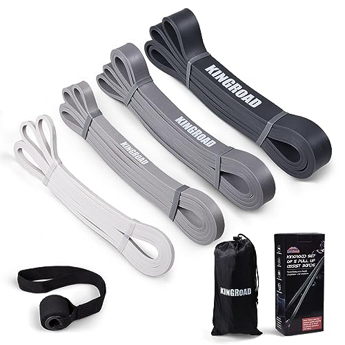 Resistance Band Pull Up Assistance Bands Sets Resistance Heavy Duty Exercise Stretch Fitness Bands for Stretching Power Lifting Workout Training with Instruction Guide