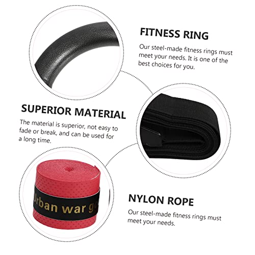 Adjustable Fitness Ring 2 Pcs/Set Home Gymnastics Supplies Easy Install and Disassemble Random Color