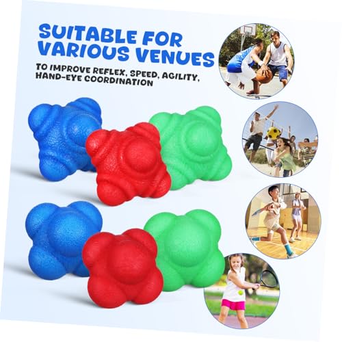 VICASKY 6pcs Reaction for Agility Training Improve Hand-Eye Coordination and Reaction Speed and Elastic for Athletes and Fitness Enthusiasts
