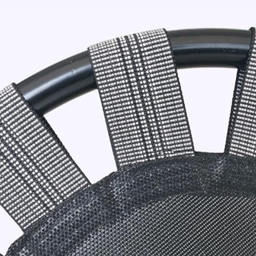 Qianly Mini Trampoline Round Trampoline Quiet Portable Sturdy Jump Bed Folding Trampoline for Home Toy Workout Birthday Gifts Adults