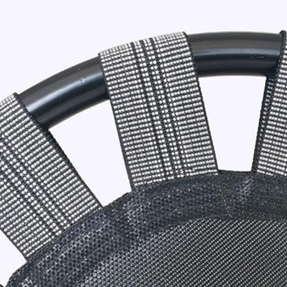Qianly Mini Trampoline Round Trampoline Quiet Portable Sturdy Jump Bed Folding Trampoline for Home Toy Workout Birthday Gifts Adults