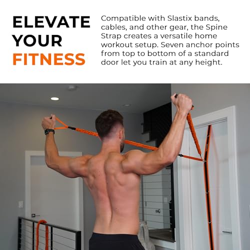Spine Strap Door Anchor for Slastix Resistance Bands | Provides Multiple Anchor Points for Strength Training and Versatile Home Workouts