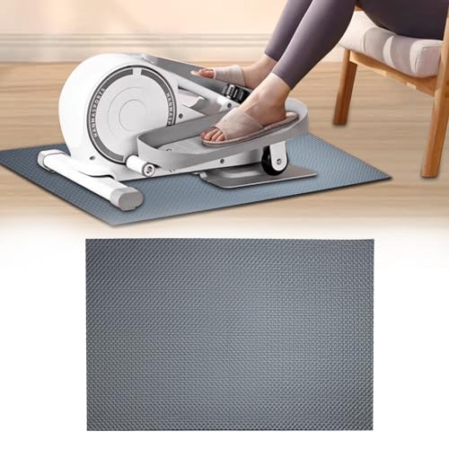 Non-Slip Mat, Apply to Under Desk Elliptical Peddler While Sitting, Perfect for Electric Seated Foot Pedal Exerciser, Enhanced Stability & Floor Protection