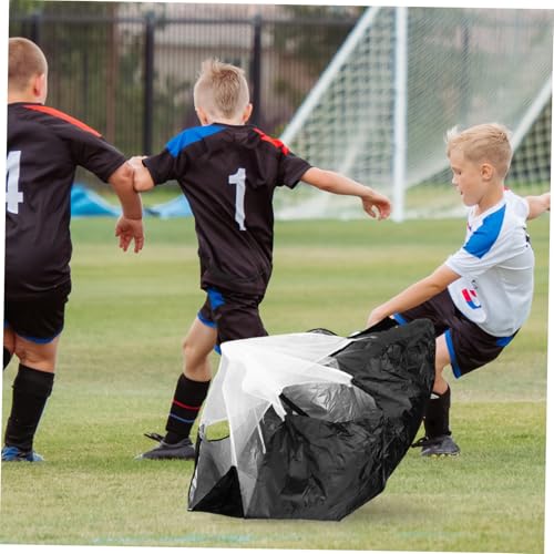 Sosoport Resistance Parachute for Speed Training Adjustable Dual Running Gear for Athletes Endurance Performance Enhancement Suitable for Football Track Training