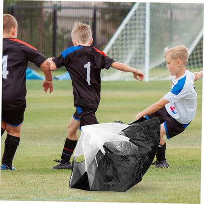 Sosoport Resistance Parachute for Speed Training Adjustable Dual Running Gear for Athletes Endurance Performance Enhancement Suitable for Football Track Training