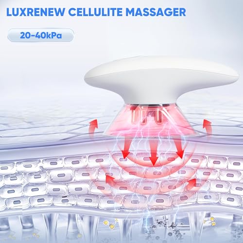 3-in-1 Body Sculpting Machine, 3-in-1 Electric Cellulite Massager-3 Modes Adjustable Body Sculpting Machine- Home Use Cupping Therapy Tool for Back, Belly, Waist, Arms, Legs - White