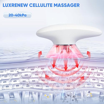 3-in-1 Body Sculpting Machine, 3-in-1 Electric Cellulite Massager-3 Modes Adjustable Body Sculpting Machine- Home Use Cupping Therapy Tool for Back, Belly, Waist, Arms, Legs - White