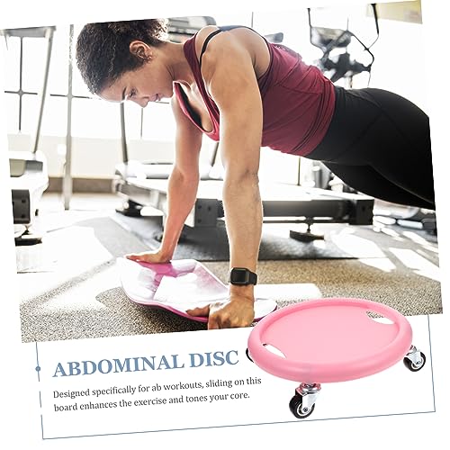 Toddmomy Sliding Fitness Discs with Knee Cushion Multi-functional Ab Exercise Equipment for Home Workouts Durable Quiet Design for Core Strength Training and Full Body Exercises