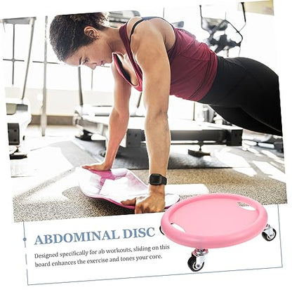 Toddmomy Sliding Fitness Discs with Knee Cushion Multi-functional Ab Exercise Equipment for Home Workouts Durable Quiet Design for Core Strength Training and Full Body Exercises