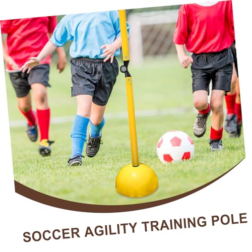 Soccer Agility Poles Training Equipment for Speed Drills Folding Design Bright and Visible for Weather