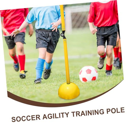 Soccer Agility Poles Training Equipment for Speed Drills Folding Design Bright and Visible for Weather