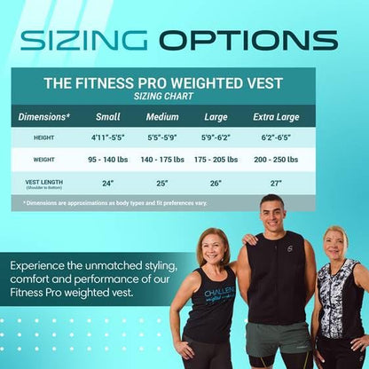 Challenge Weighted Workoutwear 8lb weighted vest - size: XL