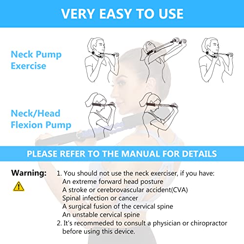 Neck Stretcher Exerciser, Cervical Traction Device for Neck Pain Relief and Cervical Spine Alignment. Portable Neck Traction Exerciser for Home/Office, Neck and Shoulder Relaxer. (20-25 Pounds) - size: 20-25 Pounds