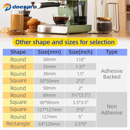 40PCS Small Furniture Sliders for Hardwood Floors & Carpet- 1.37" Self-Stick Furniture Movers Sliders Pads & Chair Glides for Wood Floors Tile Kitchen Appliance Move Furniture Easily (Gray Round)