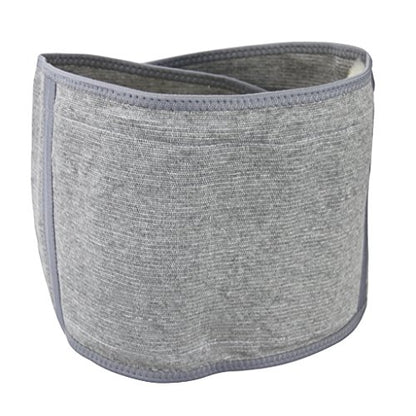 Men Women Winter Thicken Thermal Cashmere Waist Warmer Lumbar Support Belt Cozy Warm Abdominal Protector Stomach Body Wrap Band Back Brace Kidney Binder Grey