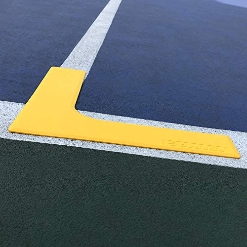 Court Line Marker Set Create Your Own Mini Pickleball Tennis Court (Yellow Court Marker)
