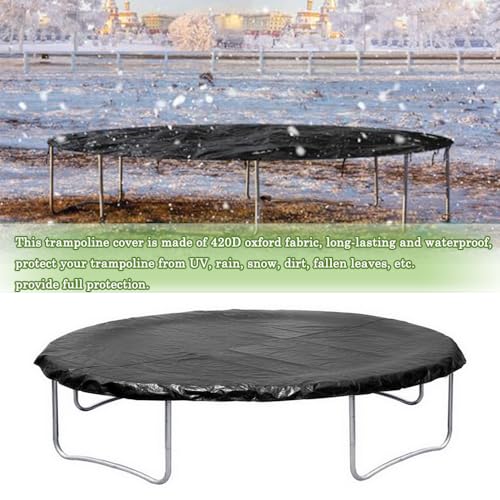 Mini Trampoline Cover 36 38 40 Inch Waterproof Round Trampoline Protective Cover for Fitness, Adults Toddler Indoor/Outdoor Garden Rebounder - Not Spring Cover - size: 36"D x 4.3"H