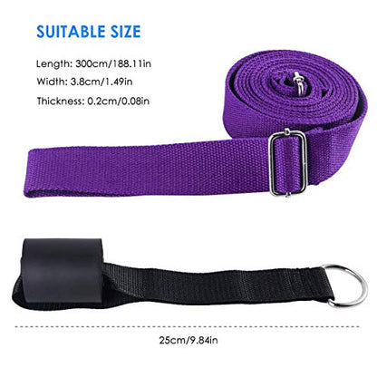 Leg Stretcher, Door Flexibility & Stretching Leg Strap - Great for Ballet Cheer Dance Gymnastics or Any Sport Leg Stretcher Door Flexibility Trainer Premium Stretching Equipment