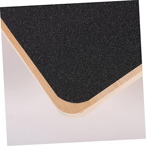 Rectangular Wooden Balance Board for Therapy and Gym Training