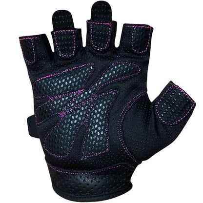Meister Women's Fit Grip Weight Lifting Gloves w/Washable Amara Leather