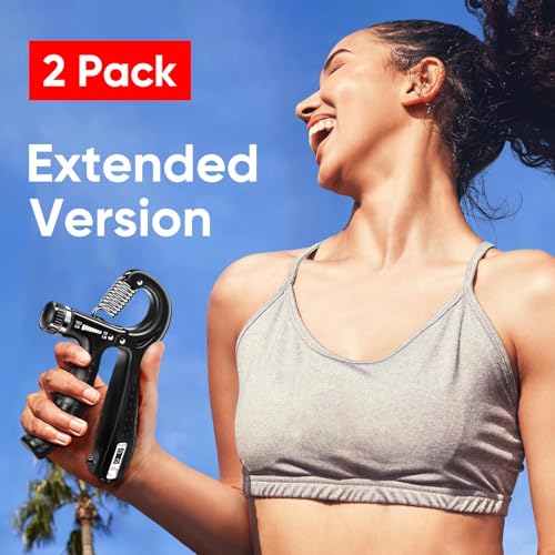 Grip Strength Trainer (2 Pack), Forearm Strengthener, Hand Grip Gripper Strengthener, Hand Strengthening Devices, Forearm Exerciser, Finger Wrist Strengthener, Exercisers Squeezers for Strength - color: Green