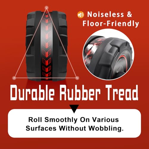 Ab Roller Wheel,Stable Wide Wheel For Beginner,Men,Women,Abs & Core Workout Equipment For Home Gym With Knee Pad,Abdominal Wheel For Full-Body Strength Training