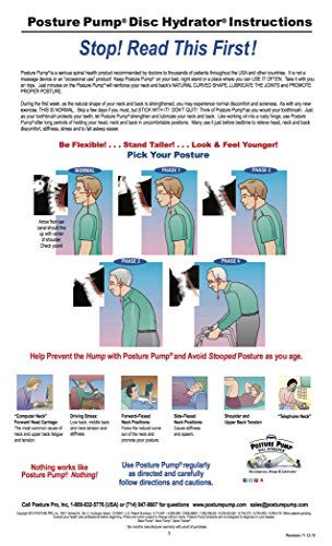 Posture Pump® Back Stretcher for Lower Back Pain Relief Lumbar Traction Device and Spine Stretcher for Spinal Decompression Elliptical Rocker™ Model 2000 Disc Hydrator®