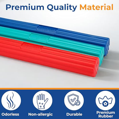 Flex Bars for Physical Therapy (3 Pack), Hand therapy Flex Bar, Resistance Bar for Golfers Elbow & Tendinitis, Tennis Elbow Exercise Devices, 3 Variable Twist Bar to Improve Grip Strength