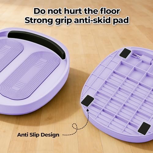 Calf stretcher slant board, 15-Level Adjustable Slant Board for Plantar Fasciitis, Shin Splints & Achilles Tendonitis, Lightweight Ankle Stretch Board for Home Gym or Travel - color: Purple
