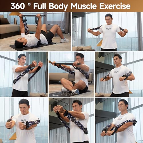 Innstar Multi-Function Resistance Bands for Working Out, Push Up Exercise Bands Resistance Bands Set for Bench Press Gym Equipment, Home Workout, Travel Portabl