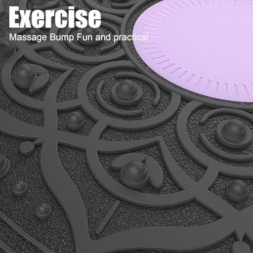 Wobble Balance Board - 11.81in Non Slip Core Trainer, Adjustable Rotation Fitness Equipment, Multipurpose Massage Point Stability | Home Gym Yoga Workout Training Balance Exercise Tool