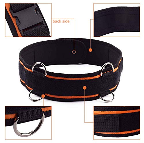 Speed and Agility Resistance Bands Trainer for Vertical Jump Squat Boxing MMA Taekwondo Karate Bounce Softball Basketball Volleyball Football Training - color: Black