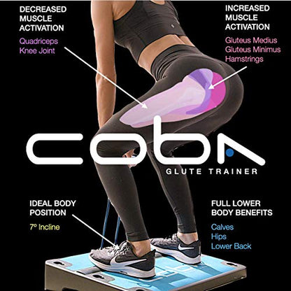 GLUTE Trainer - Full Home Workout System, Core & Booty Exercise Machine, Resistance Band Full Body Trainer