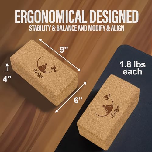 Personalized Yoga Blocks Yoga Gift 2 Pack with Custom Design or Logo, Exercise blocks Yoga Blocks Soft Non-Slip for Pilates, Meditation, Custom Yoga Accessories for Men & Women